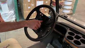 golf cart steering wheel removal and
