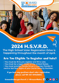 high voter registration drive
