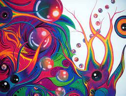 Abstract Colored Pencil Drawings