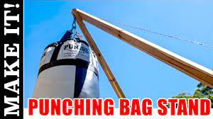 how to make an outdoor punching bag