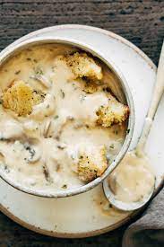 creamy mushroom soup recipe pinch of yum