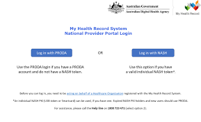 Access My Health Record Using The Provider Portal My