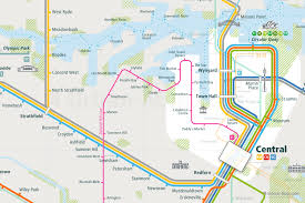 sydney rail map city train route map