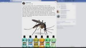 can listerine help ward off mosquitoes