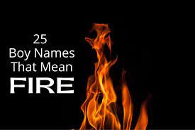 discover baby names that mean fire