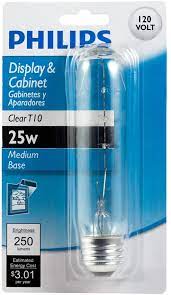 Maybe you would like to learn more about one of these? Amazon Com Philips 415851 Display And Cabinet 25 Watt T10 Clear Light Bulb Home Improvement