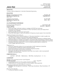 Get inspiration for your resume, use one of our professional templates, and score the job you want. Electrical Engineering Starter Resume Template Templates At Allbusinesstemplates Com