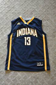 Indiana pacers forward paul george will have a different look when he returns from what is expected to be a lengthy absence after suffering a compound fracture of his tibia and fibula. Paul George Indiana Pacers Nba Youth Jersey Number 13 Size Large 14 16 Clippers Ebay