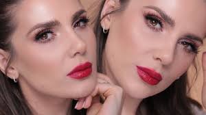 red lips makeup tutorial ali andreea