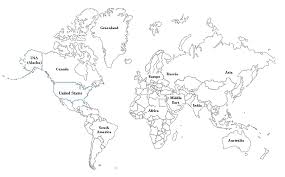 Printable World Map Template With Countries Download Them Or Print