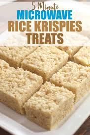 microwave rice krispies treats