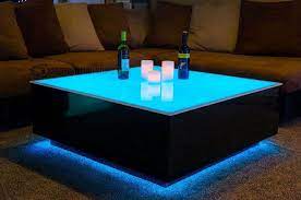 Led Lighted Coffee Table