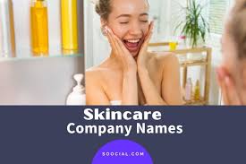 1755 skincare business names to
