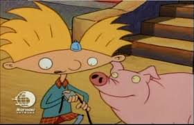 Hey Arnold! - REVIEWED: S1, E1: Downtown as Fruits  Eugene's Bike
