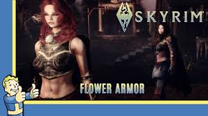 skyrim se in 2021 flower armor you
