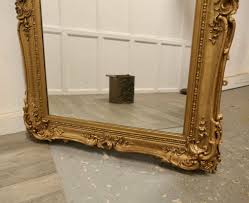 Large Gilt Rococo Wall Mirror 1890s