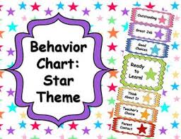 Behavior Clip Chart Star Theme