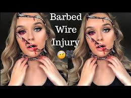 barbed wire injury sfx makeup