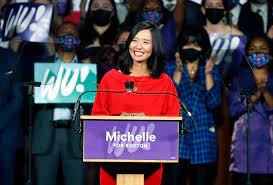 Michelle Wu was elected mayor of Boston ...