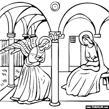 I have a variety of coloring pages for the solemnity of the annunciation, march 25. Fra Angelico The Annunciation
