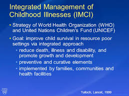 Integrated Management Of Childhood Illness Imci Ppt
