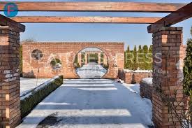 English Style Garden In Winter