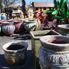 Metal Yard Decorations Pottery