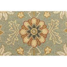 jaipur rugs hand knotted wool green