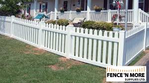 Cloverdale Vinyl Picket Fence Fence