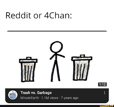 Reddit or 4Chan: Trash vs. Garbage MinuteEarth - 1.1M views 7 years ago -  iFunny
