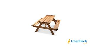 B Q Picnic Bench Wooden Outdoor Chairs