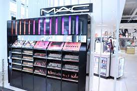 cosmetics retail display stock foto