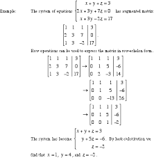 Mathwords Gaussian Elimination