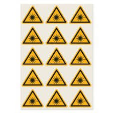 caution sign laser beam hazard laser