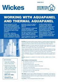 Working With Aquapanel And Thermal