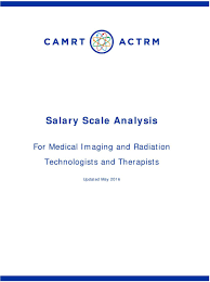 Salary Scale Analysis For Medical Imaging And Radiation