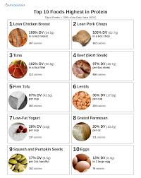 top 10 foods highest in protein