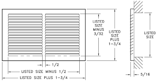 Meticulous Chart For Cfm For Floor Grill Sizers Return Air
