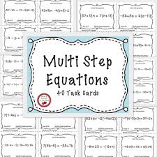 solving equations multi step equations