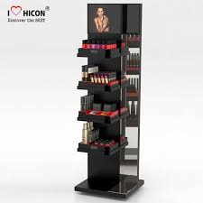 mirror acrylic cosmetics display shelves