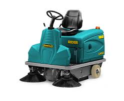 rider 1201 compact ride on sweeper for