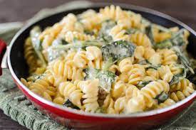 cheesy spinach en pasta