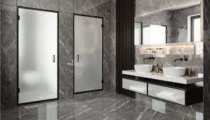 Clear Vs Frosted Shower Doors A