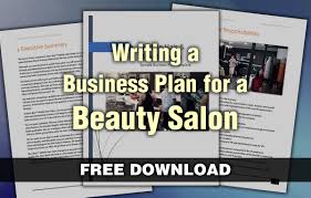 business plan for a mobile hair salon