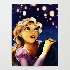 Rapunzel Poster By Malaki Rojas Society6