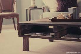 diy rustic pallet coffee table wonder