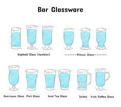 Set Of Collection Bar Glassware