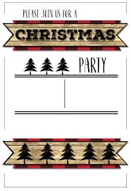 christmas party invitation templates