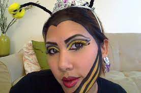 halloween makeup queen bee tutorial