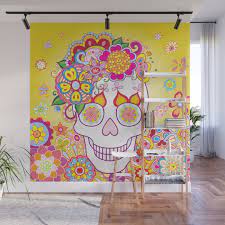 Sugar Skull Art Felicity Wall Mural